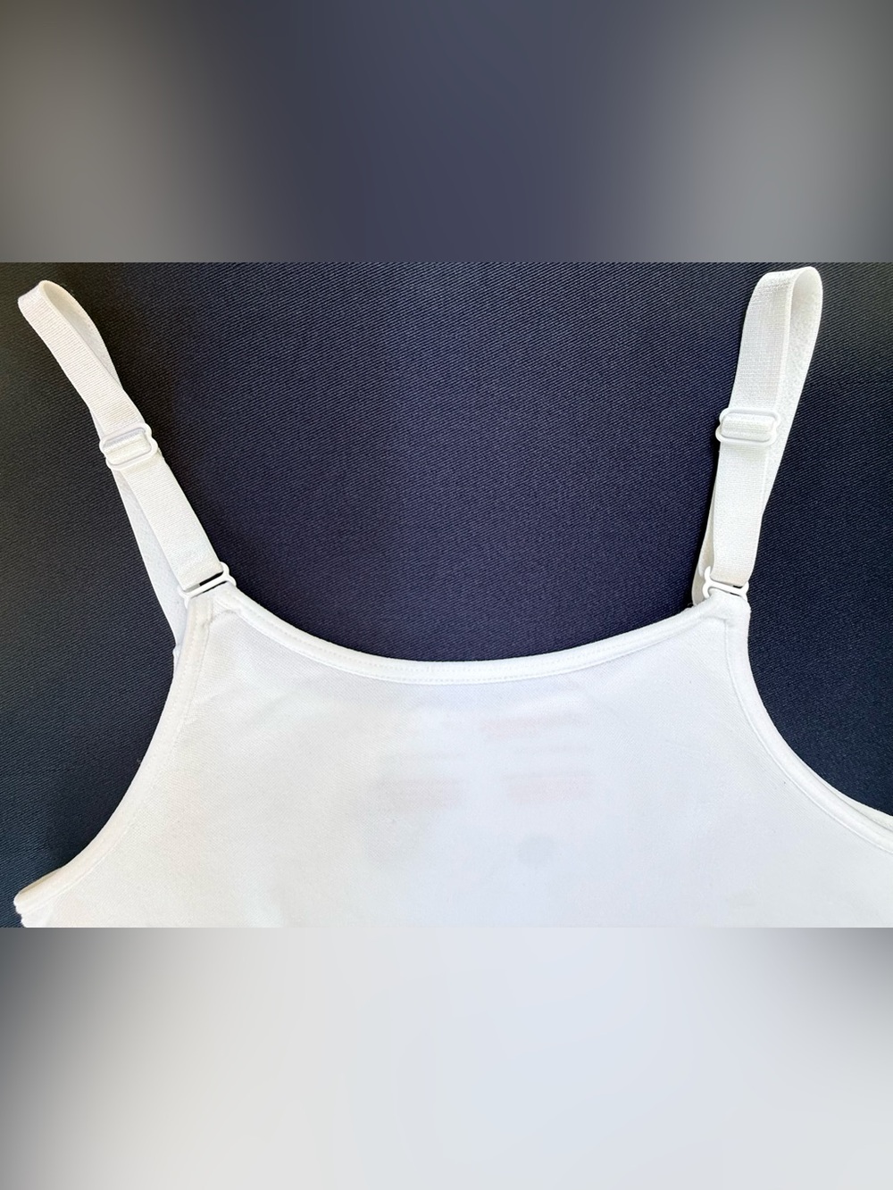 Shapermint Essentials White Seamless Shaping Cami Adjustable Strap Tank SP - Picture 4 of 6
